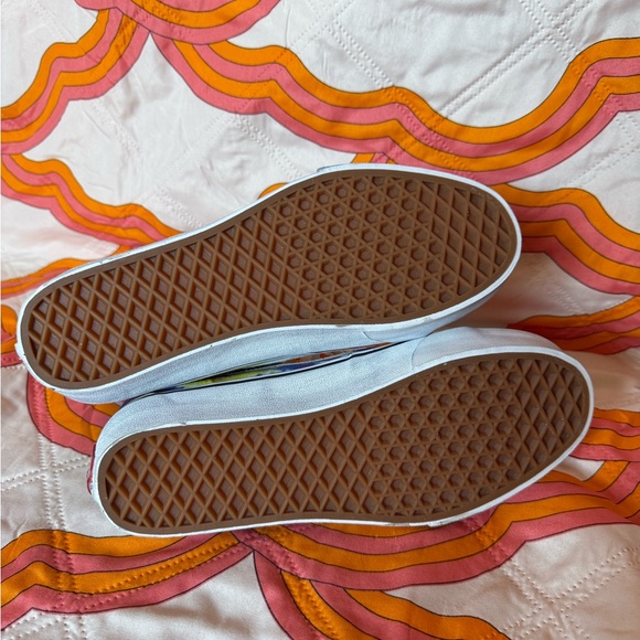 Vans Vibrant Purple and Yellow Canvas Sneakers - Picture 6 of 7